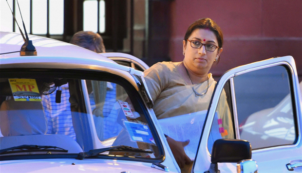 Union HRD Minister Smriti Irani (Photo: PTI) Union HRD Minister Smriti Irani (Photo: PTI)